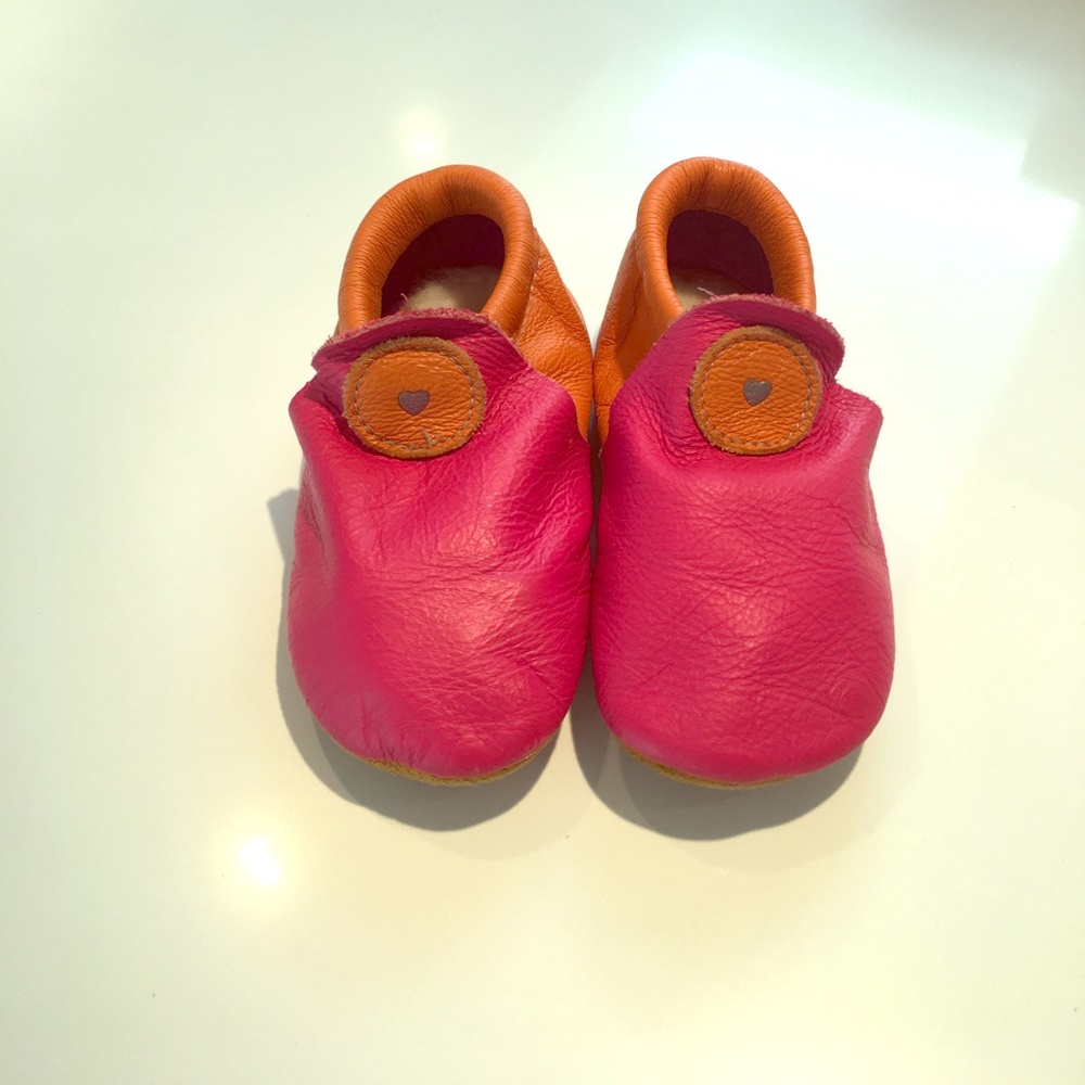 Soft star leather shoes