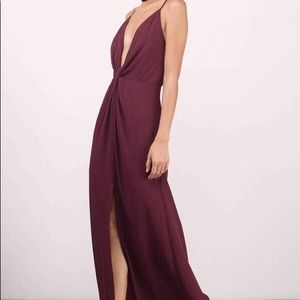 NEW !! *with tags* burgundy long dress
