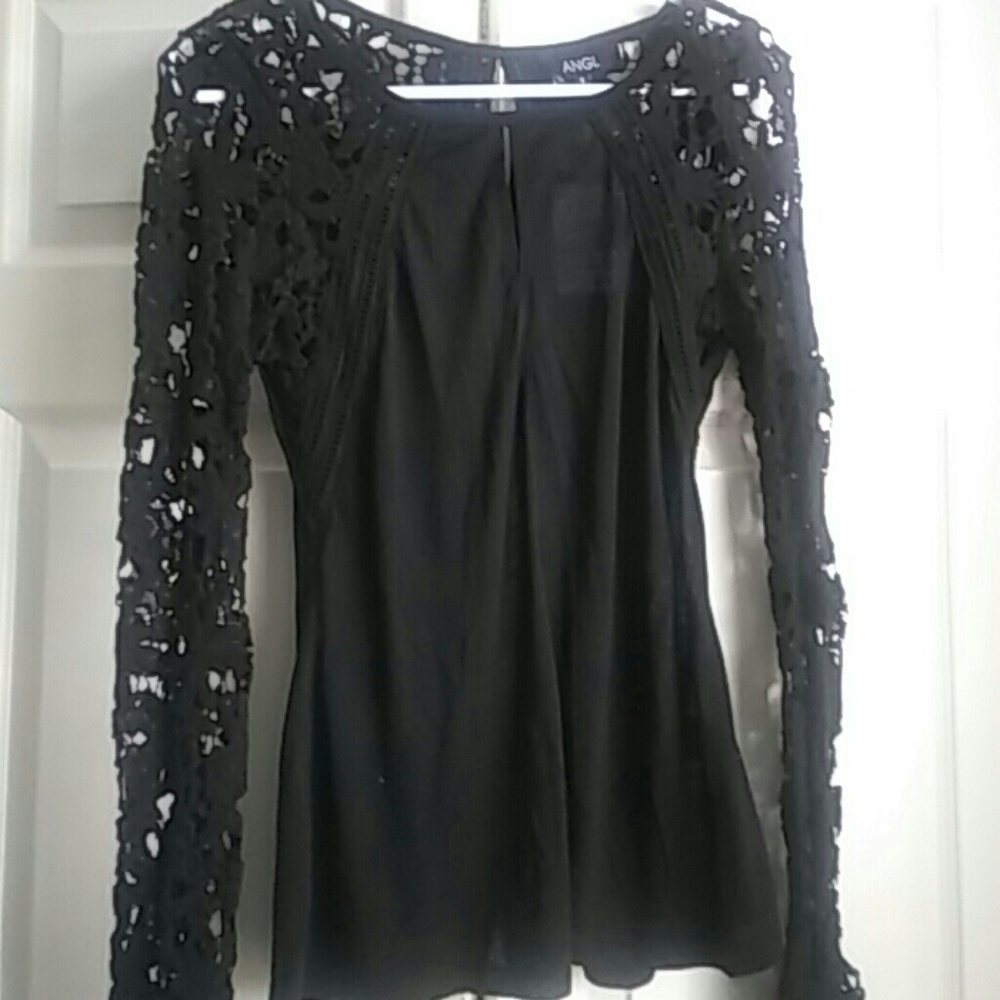 Black lacey sweater