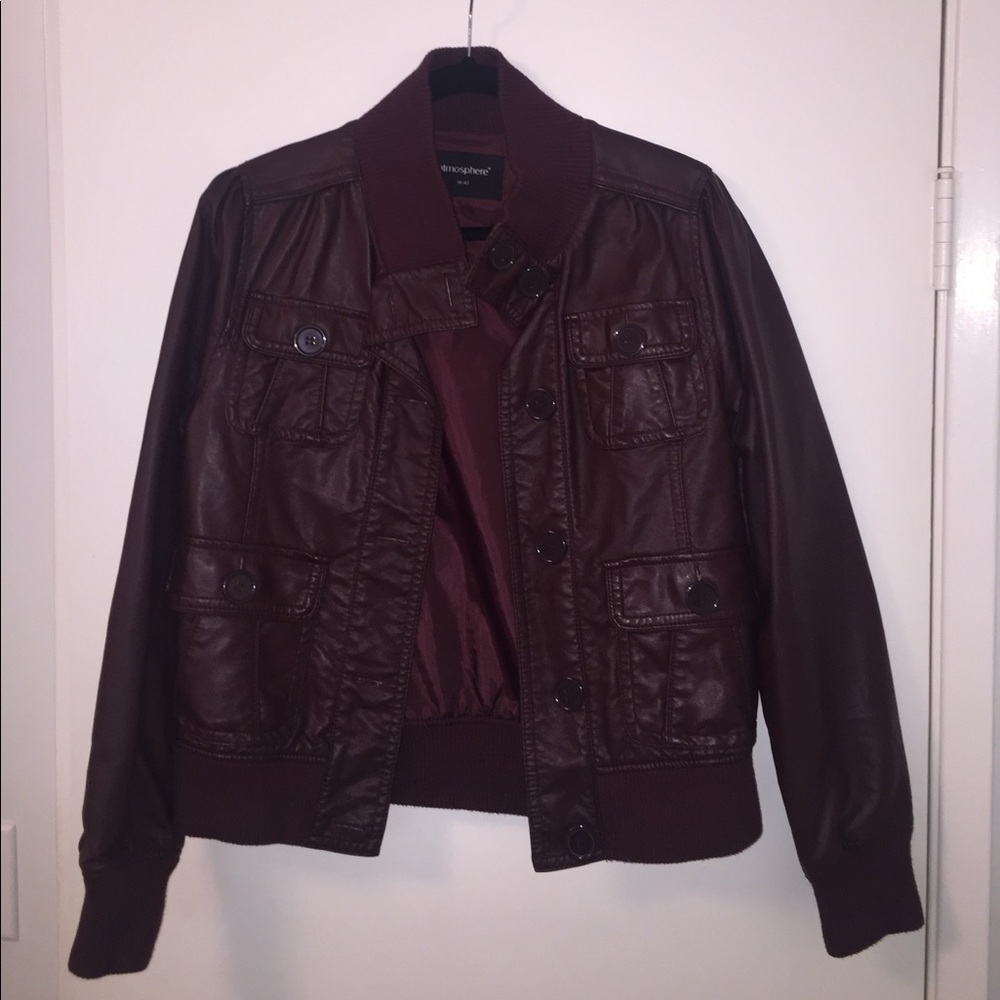 Faux Leather Jacket