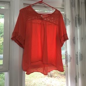 Coral shirt