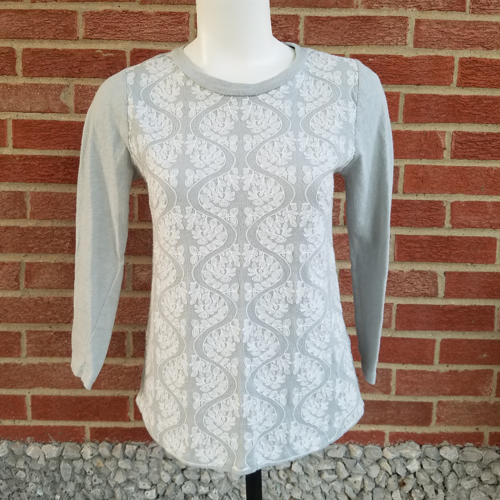 J. Crew Embroidered Top