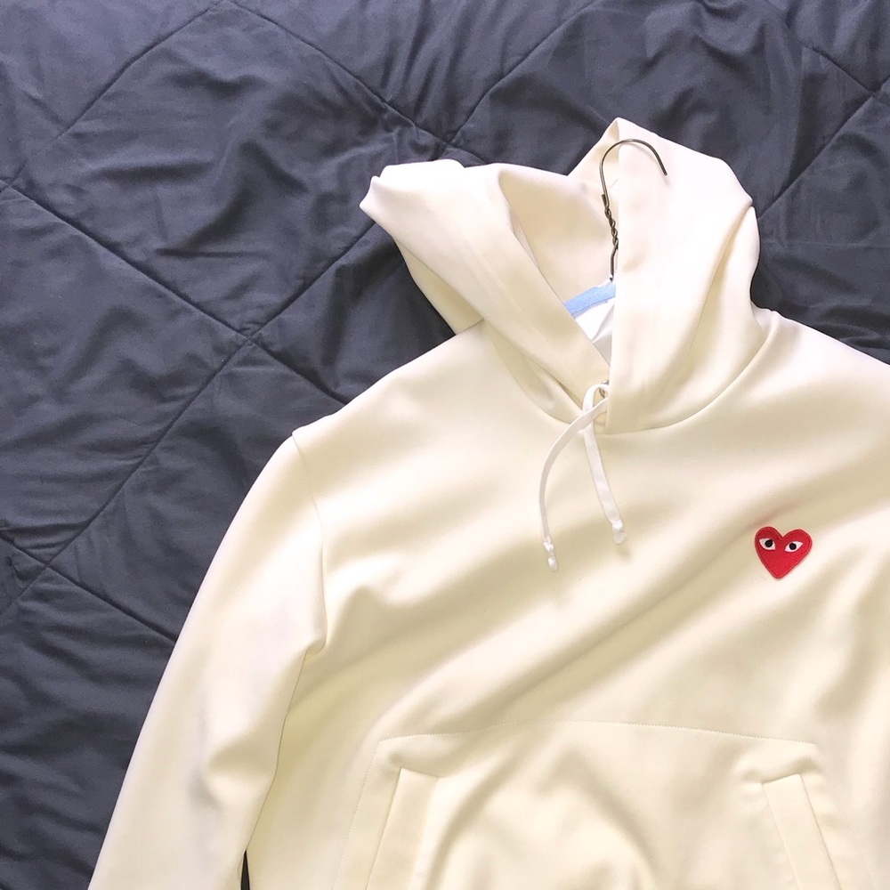 Comme Garçons play hoodie