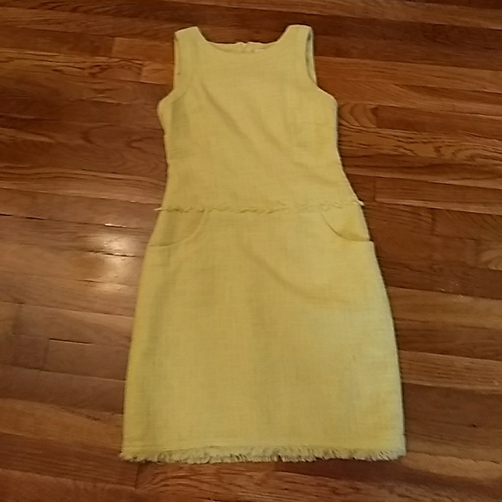 Calvin Klein yellow dress size 6