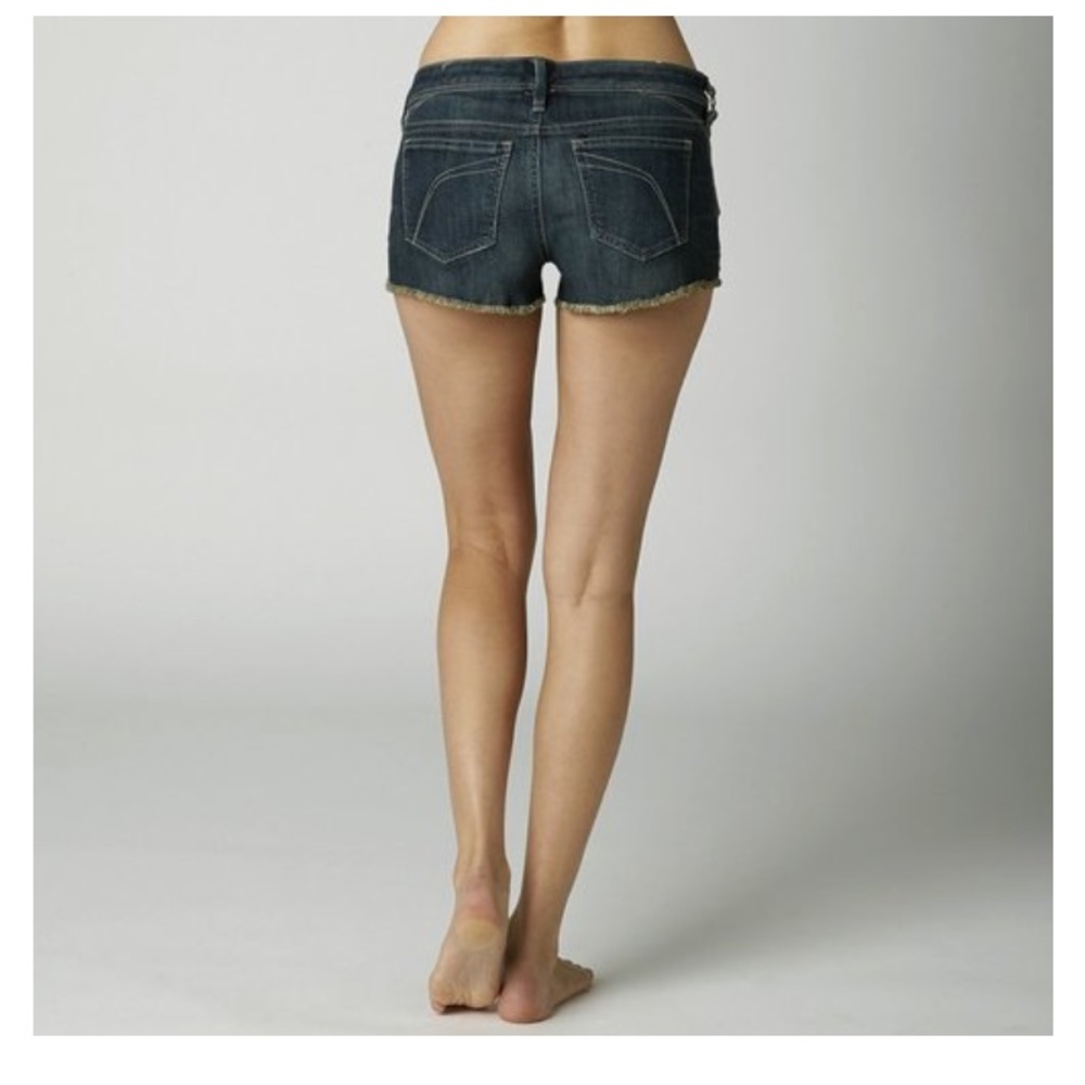 🆕 FOX RACING RUMBLE CUTOFF DENIM JEAN SHORTS - Picture 4 of 8