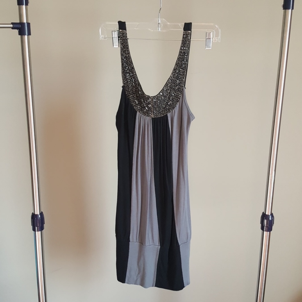 Embellished tunic dress