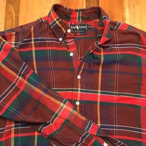 Men's XL Polo Ralph Lauren flannel shirt.