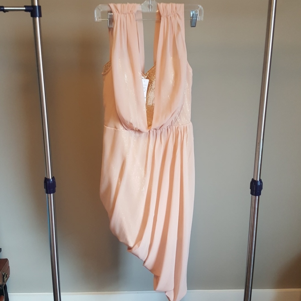 NEW - Pink/Gold Dress
