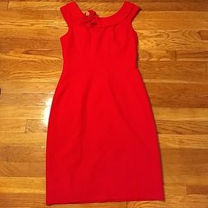 Calvin Klein red dress size 6