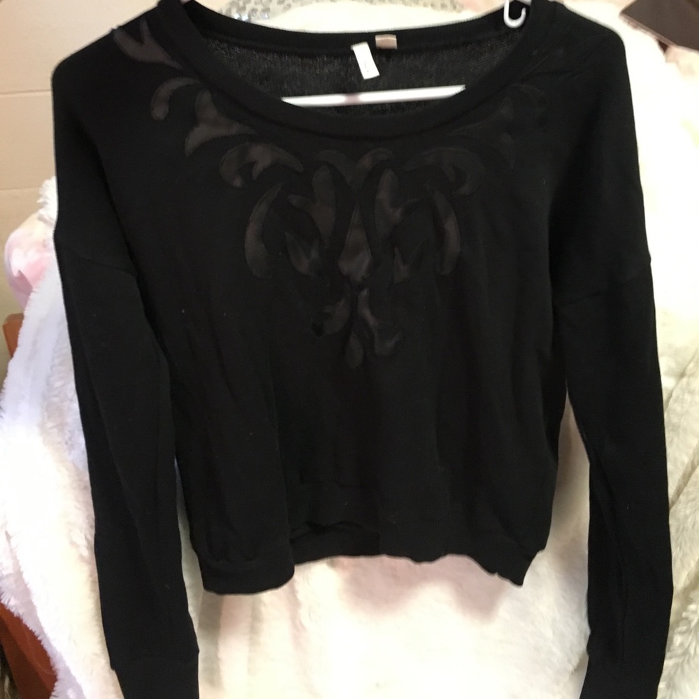 Nordstrom black long sleeve sweater