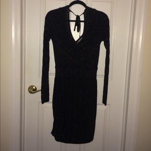Black with gold Guess dress