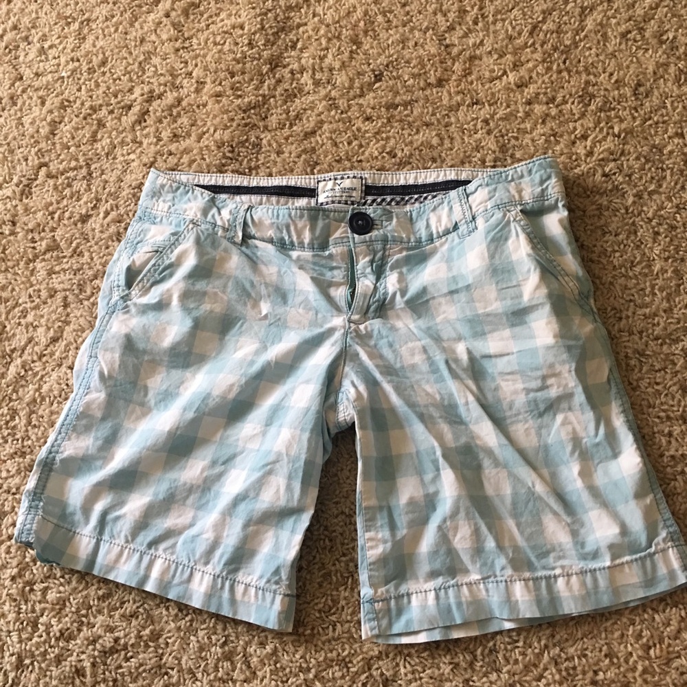 Lot of 4 plaid American eagle shorts
