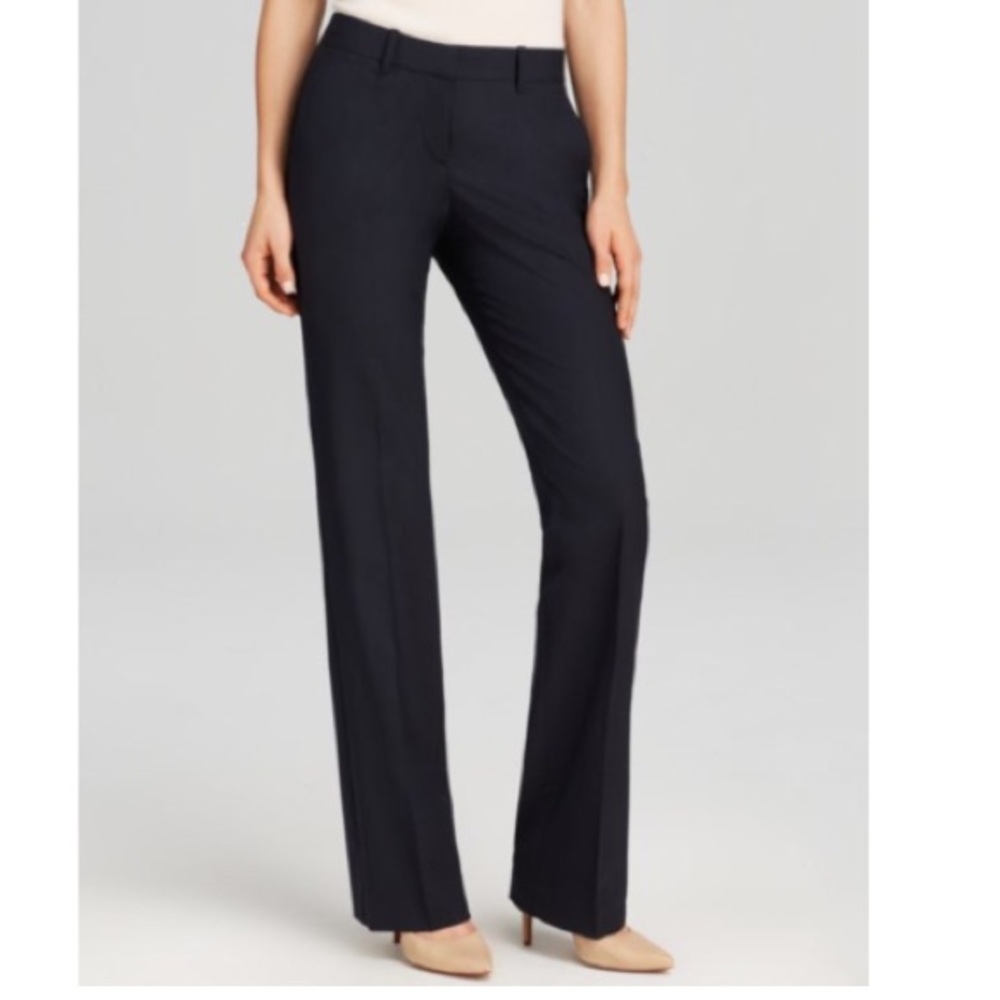 Theory Max C Tailor Pants in Navy