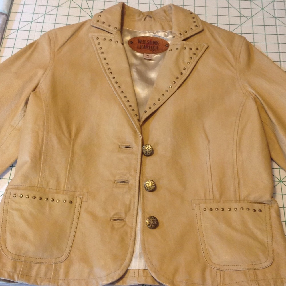 Wilson leather blazer / jacket