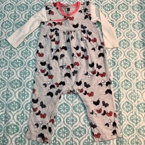 Tea Collection Baby Jumpsuit Sz 6-12 Mos