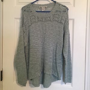 Thin Mint Green Sweater
