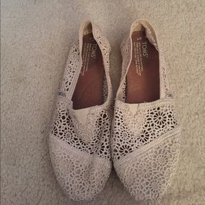 TOMS Crocheted Slip Ons