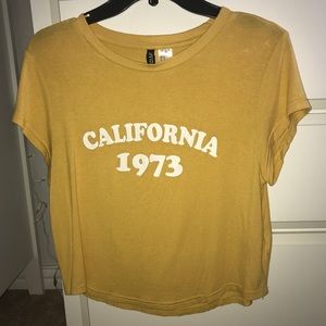 Yellow H&M Graphic Tee