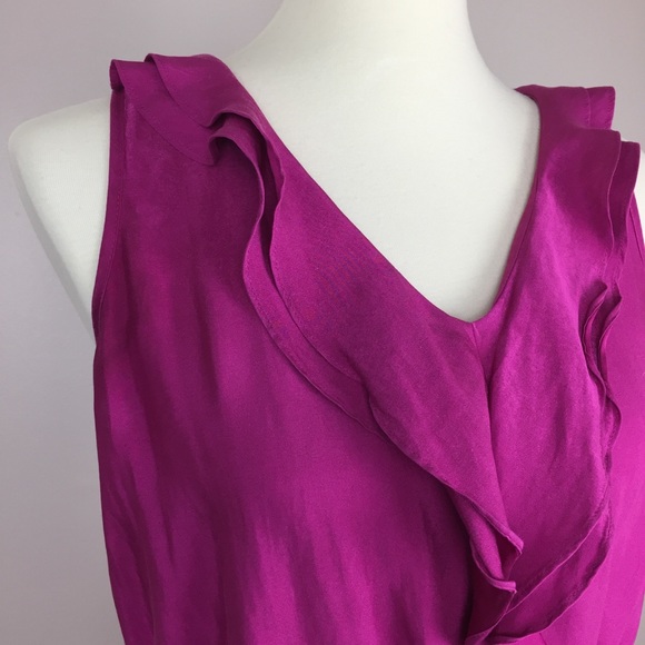 Express Ruffle Sleeveless Blouse - Picture 2 of 5