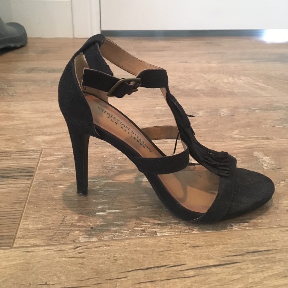 Black high heels
