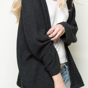 Brandy Melville black knit cardigan