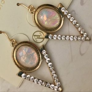 ADRIENNE VITTADINI Rhinestone and Opal Dangle