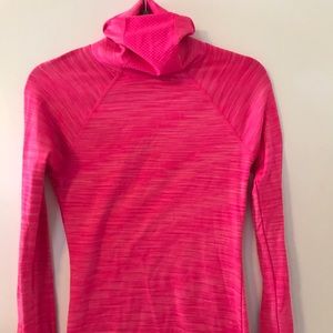 Under Armour Pink Fitted Running Shirt.
