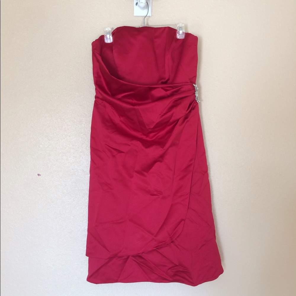 Satin formal dress