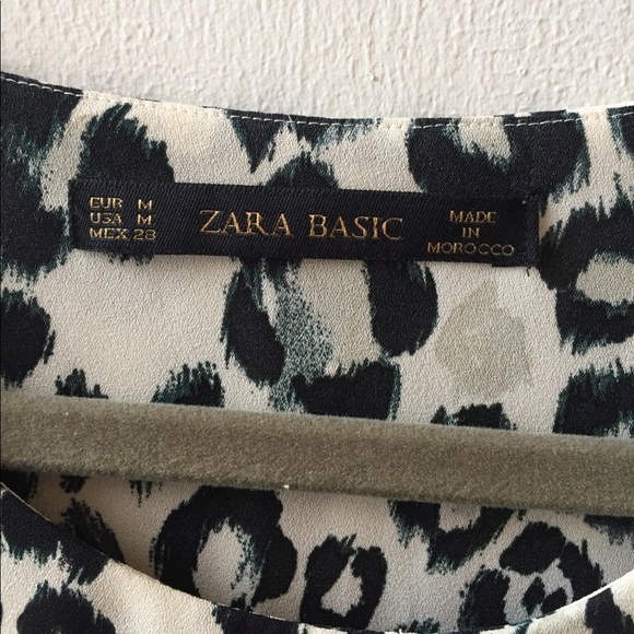 Zara Leopard Print Blouse - Picture 6 of 7