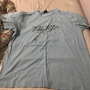 Polo Ralph Lauren powder blue T-shirt size. xL
