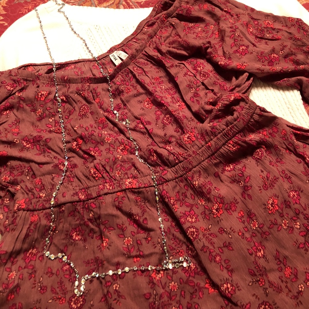 NWOT long sleeve Mudd Romper
