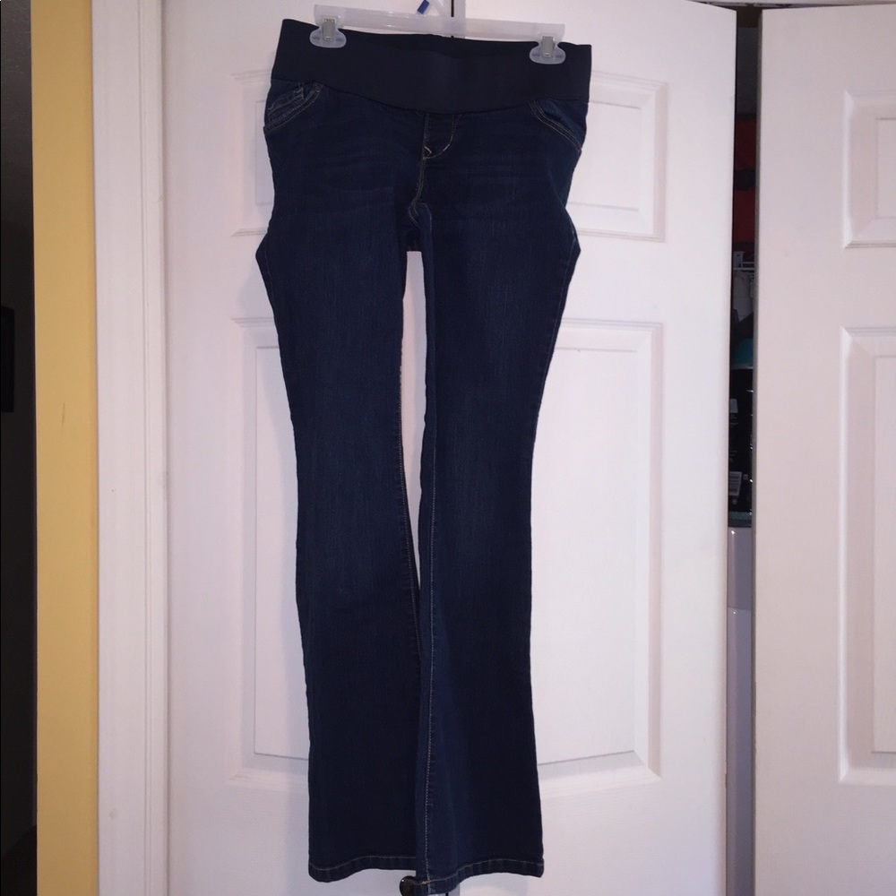 boot cut maternity jeans