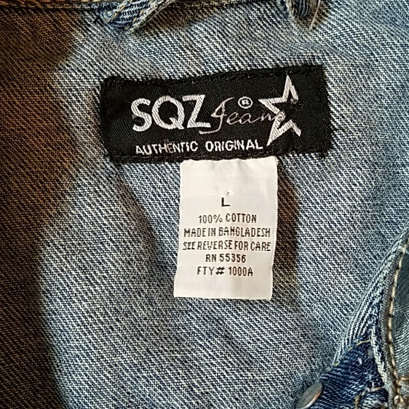 Girls SQZ Jeans Denim Jacket - Picture 2 of 5