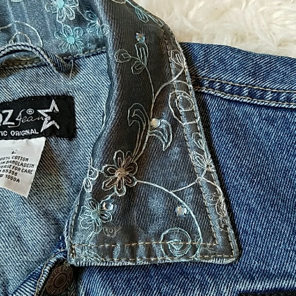 Girls SQZ Jeans Denim Jacket - Picture 3 of 5
