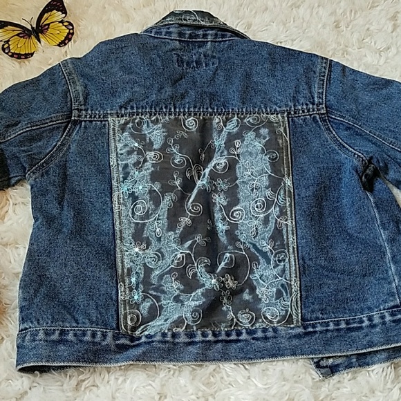 Girls SQZ Jeans Denim Jacket - Picture 4 of 5