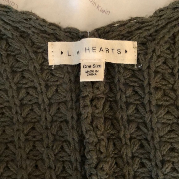 Army Green Warm Cardigan - Picture 4 of 6