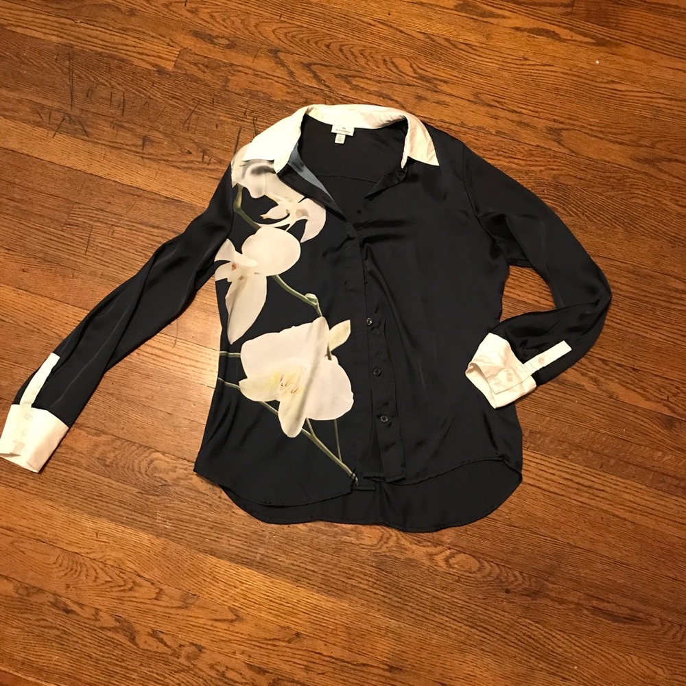 Floral Silk Blouse