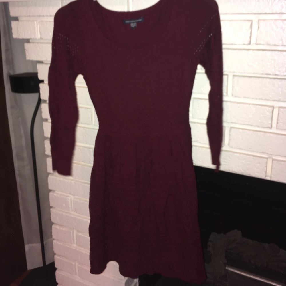 American Eagle burgundy/maroon dress