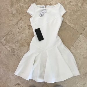 BEBE XXS White Dress - fun and flirty.
