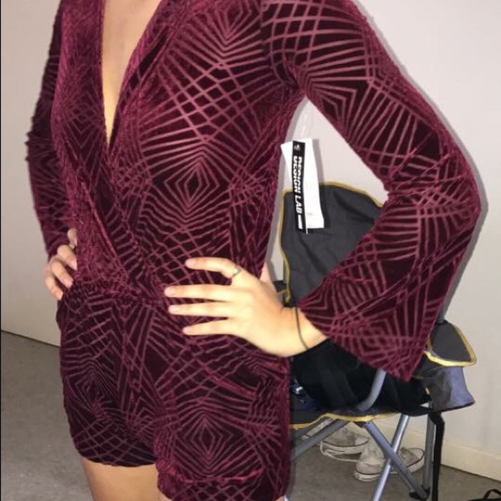 Velvet romper