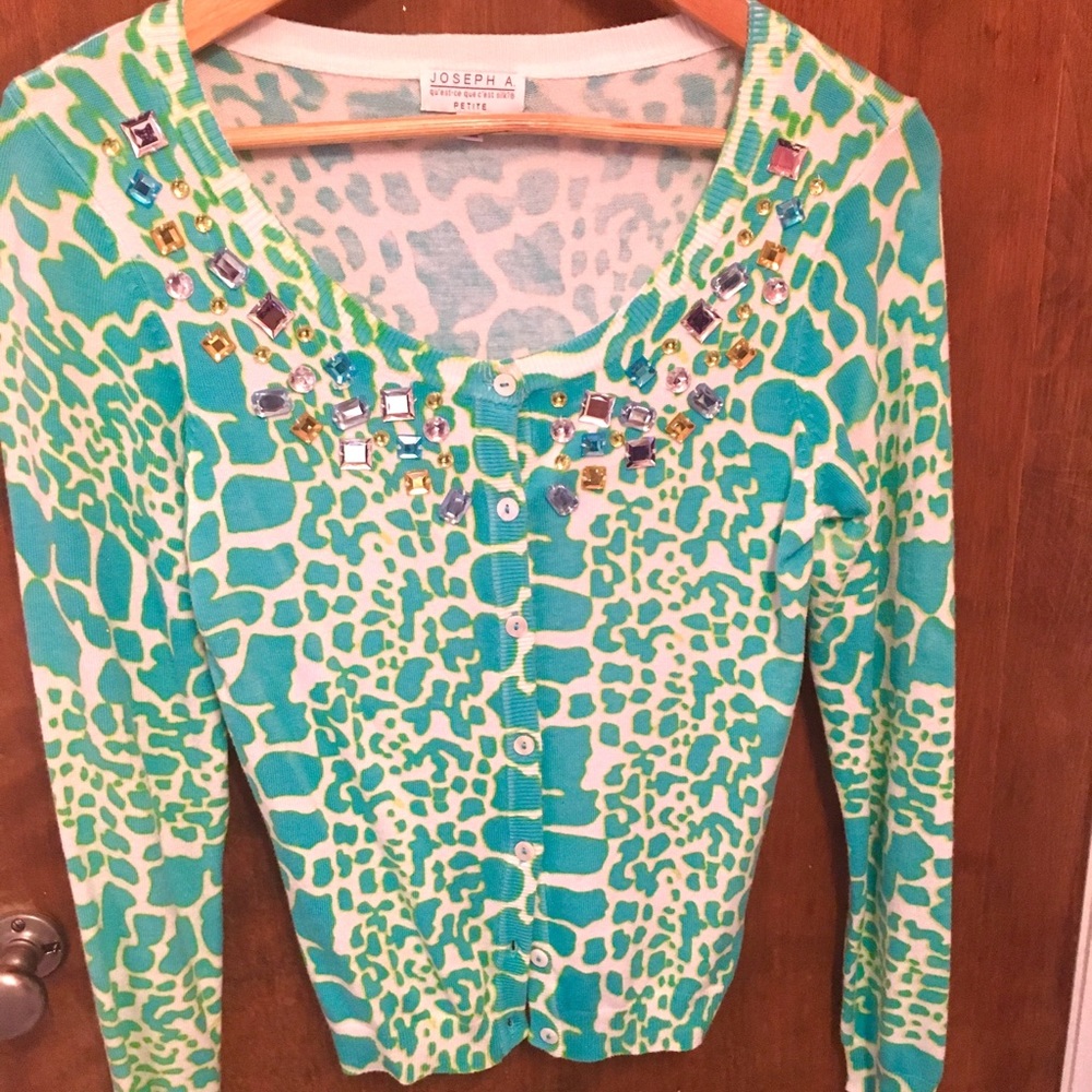 Embellished Rhinestone cardigan