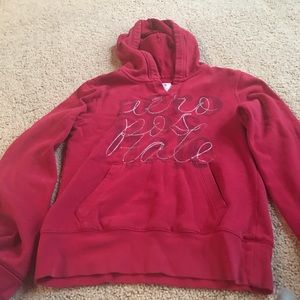 Aeropostale Junior Women's Red Hoodie Size Medium