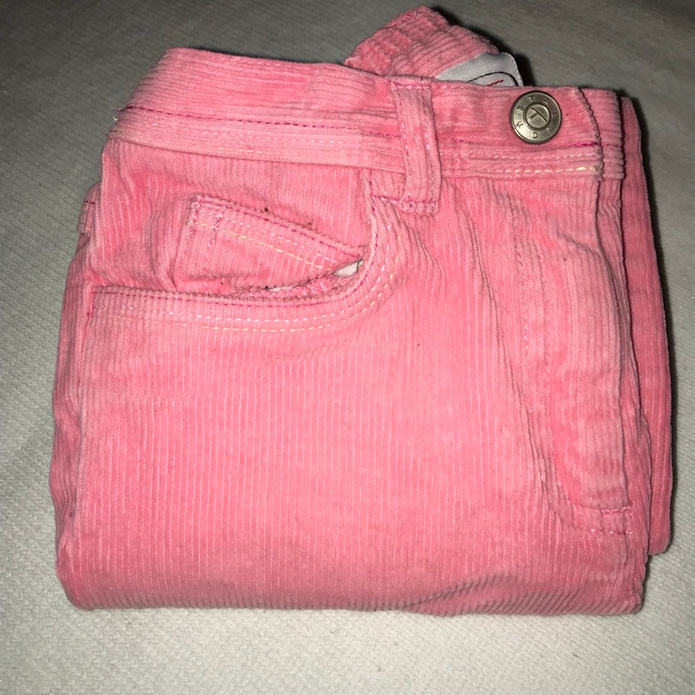Pink kids stretch jeans