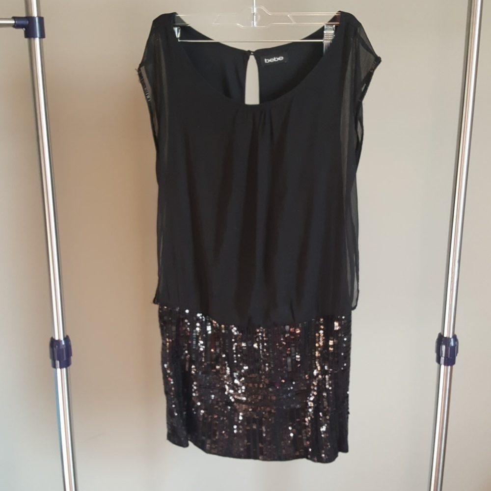 Bebe Sequin Dress