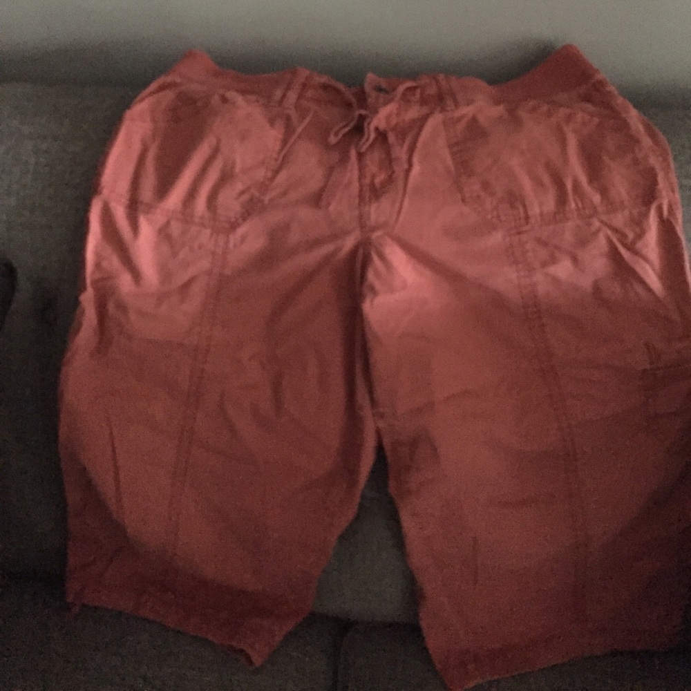 Salmon capris