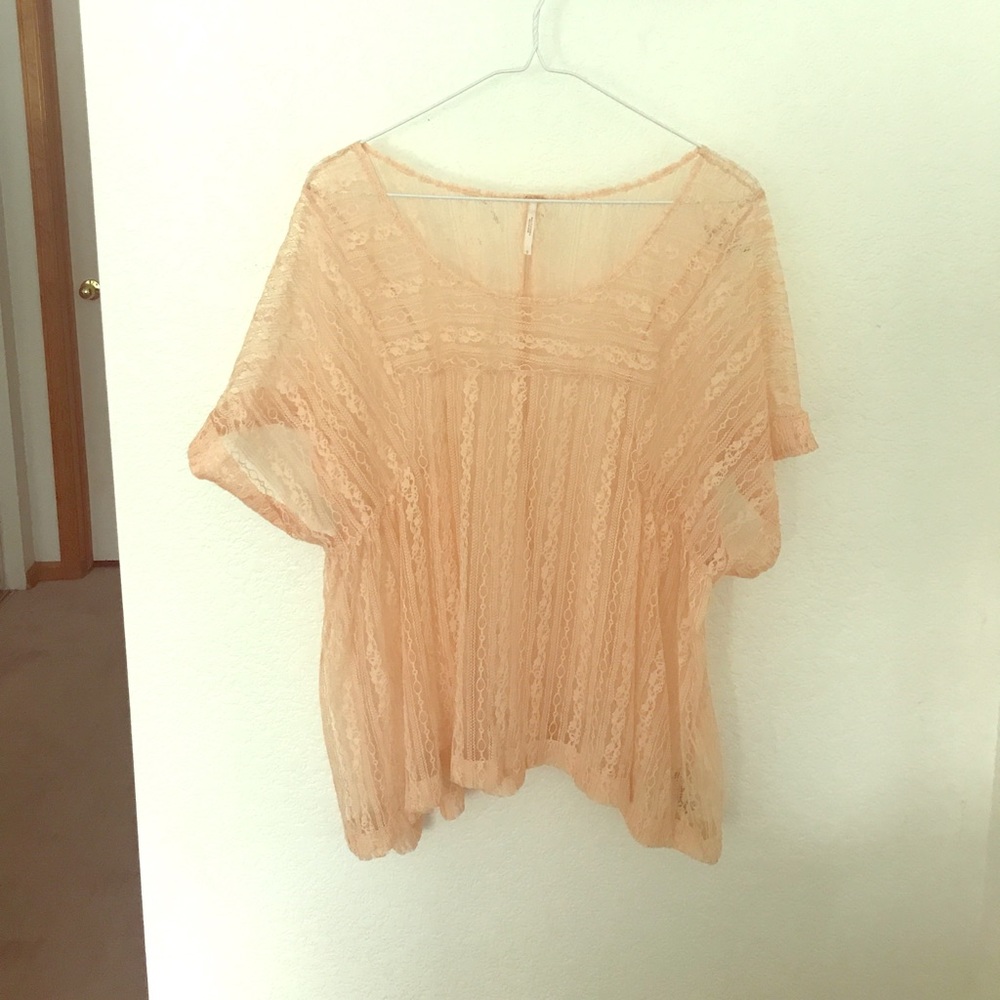 Free People lace tunic. NWOT