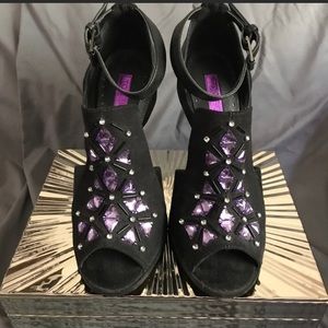 Top shop Jeweled Black heels