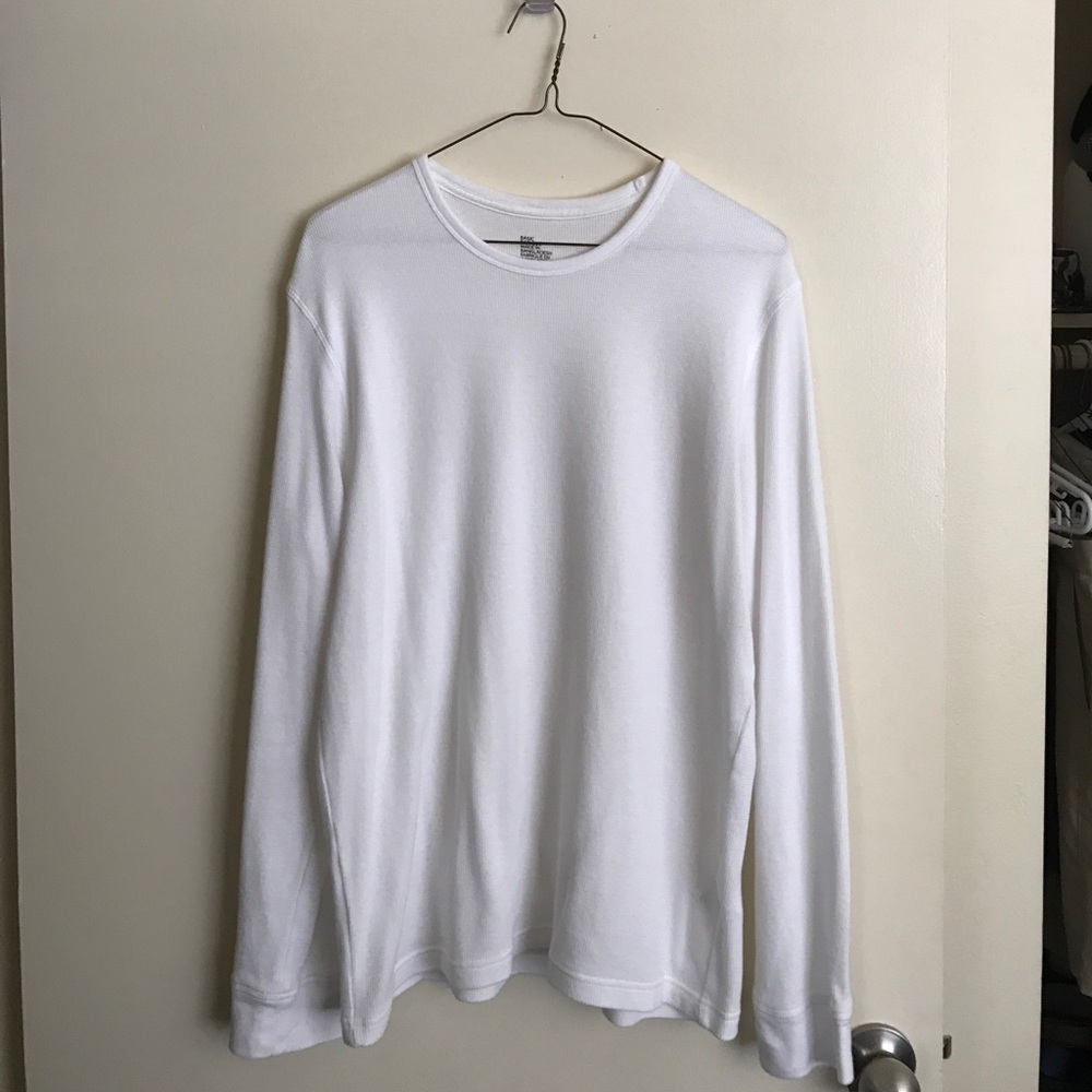 White Thermal Long Sleeve