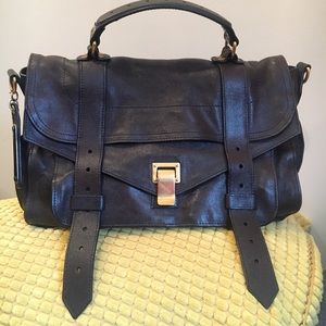 Proenza Schouler PS 1 Medium Midnight Blue