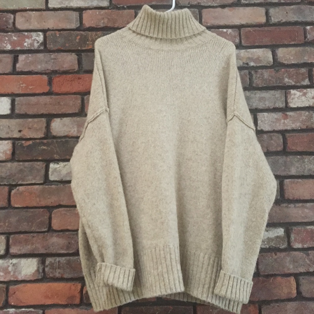 H&M Turtleneck Tan Sweater
